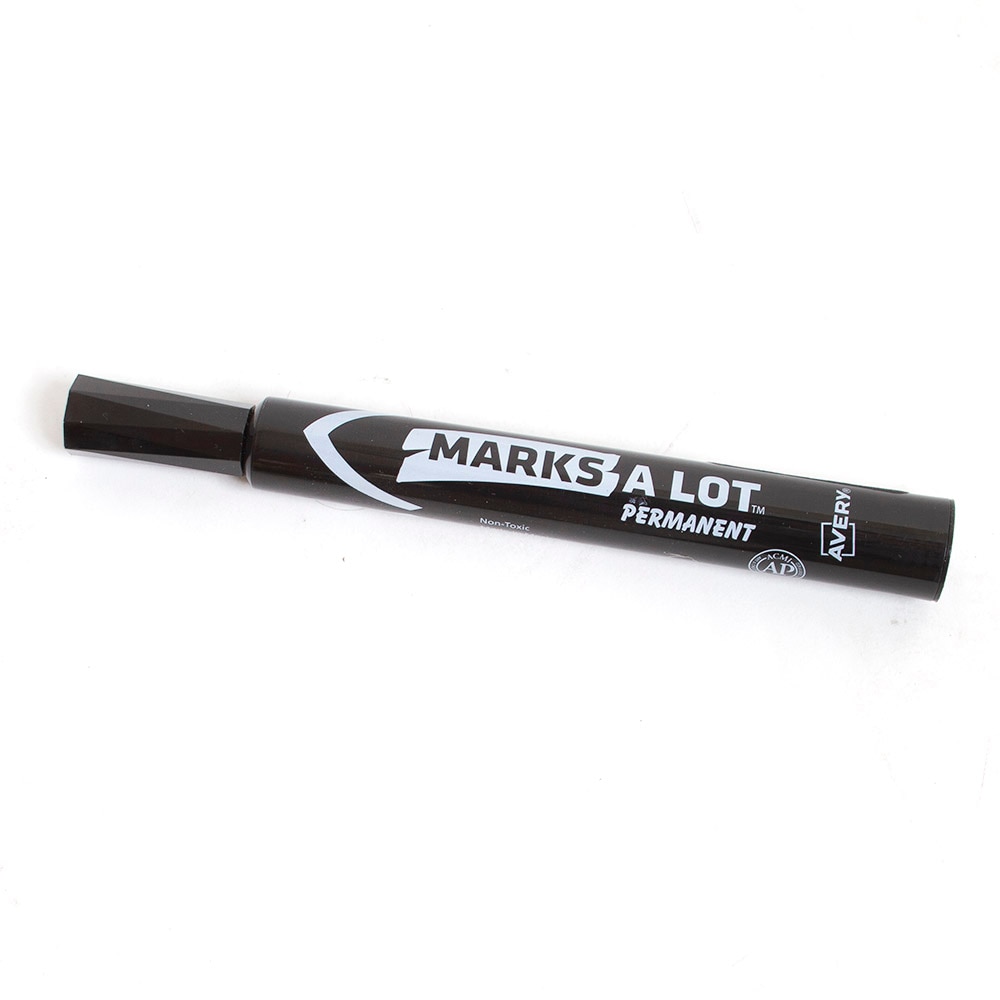 Markers, Art & School, Avery, Marks-A-Lot, Large, Chisel Tip, 49676, Black